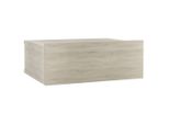 Syfax™ Comodino Pensile Rovere Sonoma 40X30X15 Cm In Legno Multistrato