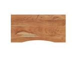 Syfax™ Piano Scrivania 120X60X2,5Cm Rettangolare Legno Massello Acacia
