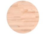 Syfax™ Piano Per Tavolo Ø30X4 Cm Rotondo In Legno Massello Di Faggio