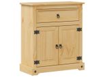 Syfax™ Mobile Da Bagno 70X33X80 Cm In Legno Massello Di Pino