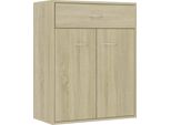 Syfax™ Credenza Rovere Sonoma 60X30X75 Cm In Legno Multistrato