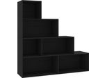 Syfax™ Libreria/Divisorio Nero 155X24X160 Cm In Legno Multistrato
