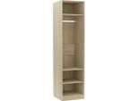 Syfax™ Armadio Rovere Sonoma 50X50X200 Cm In Legno Multistrato