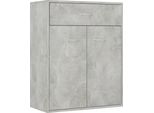 Syfax™ Credenza Grigio Cemento 60X30X75 Cm In Legno Multistrato