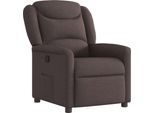 Syfax™ Poltrona Reclinabile Marrone Scuro In Tessuto