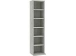 Syfax™ Mobile Porta Cd Grigio Cemento 21X20X88 Cm In Legno Multistrato