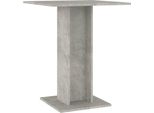 Syfax™ Tavolo Da Bistrot Grigio Cemento 60X60X75 Cm Legno Multistrato