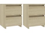 Syfax™ Comodini 2 Pz Rovere Sonoma 30X30X40 Cm In Legno Multistrato