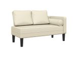 Syfax™ Sdraio Con Cuscini Crema In Pelle Finta