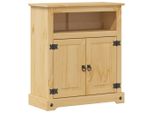 Syfax™ Mobile Da Bagno 70X33X80 Cm In Legno Massello Di Pino
