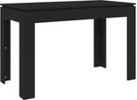 Syfax™ Tavolo Da Pranzo Nero 120X60X76 Cm In Legno Multistrato