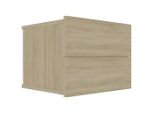 Syfax™ Comodino Rovere Sonoma 40X30X30 Cm In Legno Multistrato