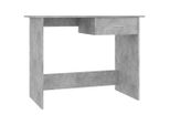 Syfax™ Scrivania Grigio Cemento 100X50X76 Cm In Legno Multistrato