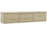 Syfax™ Scaffale Cassetti Parete Rovere Sonoma 88X26X18,5Cm Multistrato