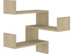 Syfax™ Scaffale Angolare A Muro Sonoma 40X40X50 Cm Legno Multistrato