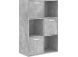 Syfax™ Armadietto Grigio Cemento 60X29,5X90 Cm In Legno Multistrato