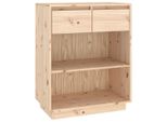 Syfax™ Mobile Consolle 60X34X75 Cm In Legno Massello Di Pino