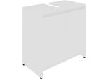 Syfax™ Mobile Da Bagno Bianco 60X33X61 Cm In Legno Multistrato