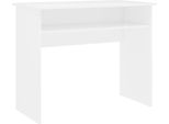 Syfax™ Scrivania Bianca 90X50X74 Cm In Legno Multistrato