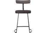 Syfax™ Sgabelli Da Bar 2 Pz Neri 49X43X79 Cm Legno Massello Di Mango