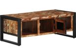 Syfax™ Tavolino Salotto Multicolore 90X50X36Cm Legno Massello Recupero