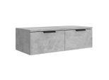 Syfax™ Armadietto A Muro Grigio Cemento 68X30X20 Cm Legno Multistrato
