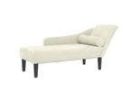Syfax™ Chaise Longue Con Cuscini Crema In Velluto