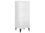 Syfax™ Credenza 34,5X34X90 Cm In Legno Multistrato Bianco Lucido