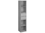 Syfax™ Libreria Grigio Sonoma 36X30X171 Cm In Legno Multistrato