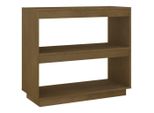 Syfax™ Libreria Marrone Ambra 80X35X71 Cm In Legno Massello Di Pino