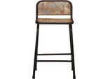 Syfax™ Sgabelli Da Bar 4 Pz 46X35,5X70 Cm Legno Massello Di Recupero