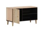 Syfax™ Mobile Porta Tv 80X31X46 Cm In Legno Massello Di Mango