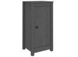 Syfax™ Credenze 2 Pz Grigie 39X35X80 Cm In Legno Massello Di Pino