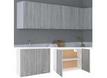 Syfax™ Mobile Pensile “Lyon” Grigio Sonoma 80X31X60 Cm