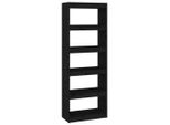 Syfax™ Libreria/Divisorio Nero 60X30X167,5 Cm In Massello Di Pino