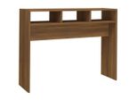 Syfax™ Tavolino Consolle Rovere Marrone 105X30X80 Cm Legno Multistrato