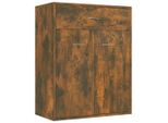 Syfax™ Credenza Rovere Fumo 60X30X75 Cm In Legno Multistrato