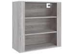 Syfax™ Mobile Pensile Grigio Sonoma 80X33X80 Cm In Legno Multistrato