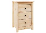 Syfax™ Comodino 40X35X61,5 Cm In Legno Massello Di Pino