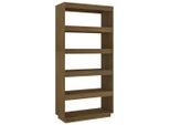 Syfax™ Libreria/Divisorio Ambra 80X35X167 Cm In Massello Di Pino