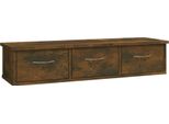 Syfax™ Mobile A Parete Rovere Fumo 88X26X18,5 Cm In Legno Multistrato