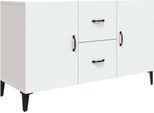 Syfax™ Credenza Bianca 100X36X60 Cm In Legno Multistrato