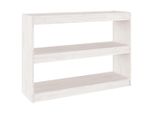 Syfax™ Libreria/Divisorio Bianco 100X30X71,5 Cm Legno Massello Di Pino