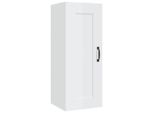 Syfax™ Mobile Pensile Bianco Lucido 35X34X90 Cm In Legno Multistrato