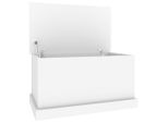 Syfax™ Scatola Portaoggetti Bianca 70X40X38 Cm In Legno Ingegnerizzato