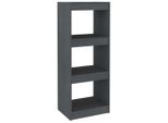 Syfax™ Libreria/Divisorio Grigio 40X30X103,5 Cm Legno Massello Di Pino