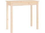 Syfax™ Tavolo Consolle 80X40X75 Cm In Legno Massello Di Pino