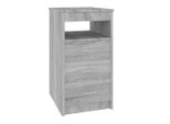 Syfax™ Cassettiera Grigio Sonoma 40X50X76 Cm In Legno Multistrato