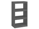 Syfax™ Libreria/Divisorio Grigio 60X30X103,5 Cm In Massello Di Pino