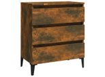Syfax™ Credenza Rovere Fumo 60X35X69 Cm In Legno Multistrato